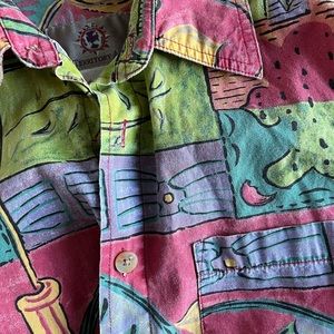 Vintage Territory Ahead Button Up
